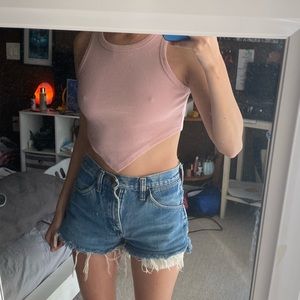 pink bandana style tank